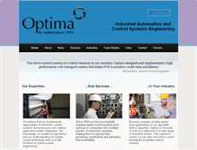 Tablet Screenshot of optimacs.com